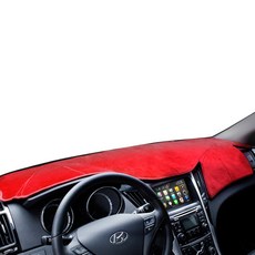Carnix Rumble Velvet 隔熱儀表板避光墊 全覆蓋型 紅色 + 紅色, 雪佛蘭, Impala 前方防撞 無/中央 無 2014年 ~