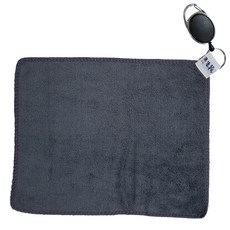 高爾夫鋼線伸縮毛巾, 灰色, 1個