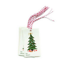 라이플페이퍼 기프트 태그 10p, CHRISTMAS TREE, 1개