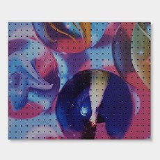 洞洞板 500*400mm 彩珠黑色, 1個, 混色