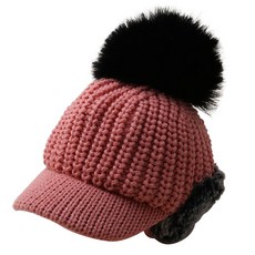 MUXUE 孩童毛球針織帽