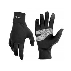 ILOVEFIT 休閒矽膠防滑觸控手套, 黑色