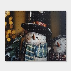 NB Commerce 室內裝飾洞洞板 冬季小物 白色, 1個, 混合顏色