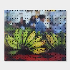 NB Commerce 室內裝飾洞洞板 Market Banana, 1個, Black