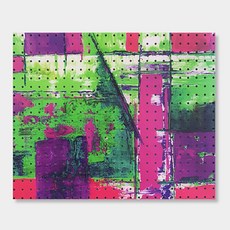 앤비커머스 室內裝飾洞洞板 筆觸油畫 White, 1個, 混合顏色