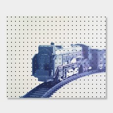 Anbicomer室內打孔板火車玩具 白色, 1個, 混色