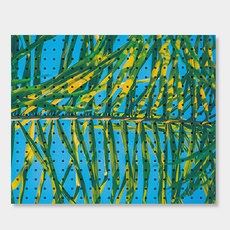 NB Commerce 室內裝飾洞洞板 熱帶植物, 1個, 黑色