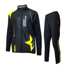 DEUCE SEVEN 馬拉松刷毛上下套裝, 暖萊姆綠, 1個