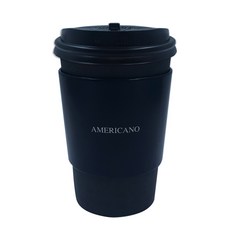 투고팩 블랙 에어 컵홀더 + 종이컵 380ml + 개폐형뚜껑, 300개입, 1세트