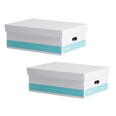 하우스레시피 와이드 정리함, 민트, 2개