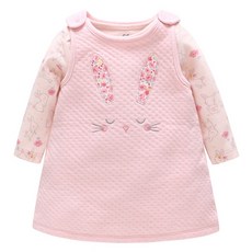 Vlinder 女童睡兔連衣裙 Y013BCDF017