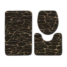DM 알럽홈 대리석 스타일 욕실 매트 3p 세트, TYPE6