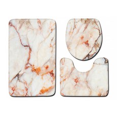 DM 알럽홈 대리석 스타일 욕실 매트 3p 세트, TYPE5