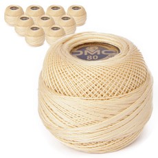 D-M-C No.19 80 梭織花邊線 10p, 739, 10個