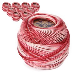 D-M-C No.19 80 梭織花邊線 10p, 99號, 10個