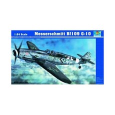 TRUMPETER 1/24 梅塞施密特 BF-109 G-10 塑料模型, 1套