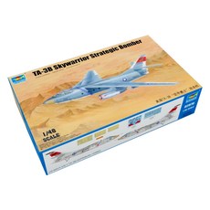 TRUMPETER 小號手 TRUMPETER 1/48 TA-3B Skywarrior戰略轟炸機塑膠模型, 1套
