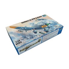 TRUMPETER 1/24 Junkers JU87D5 Stuka塑料模型, 1套