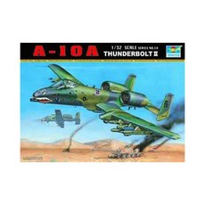 TRUMPETER 1/32 A-10A 단좌형 프라모델, 1세트