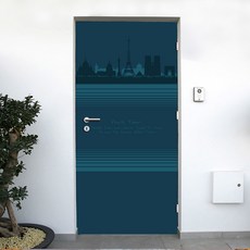 Munky World Front Door Sheet Air Free Paris Memories Travel, 混色