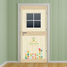 Munky World Front Door Sheet Air Free Sweet House, 混色