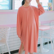 엠오엠 임산부 스프링 파우더 원피스