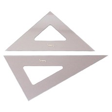 산키스 삼각자 30cm, 혼합 색상, 1개