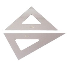 SaNKI's 三角尺 45cm, 混合顏色, 1個