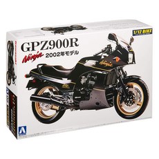 AOSHIMA 塑料模型 1/12 川崎 GPZ900R Ninja '02 模型 04287, 1個