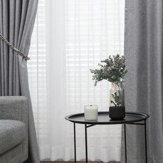 Casa El苔蘚遮光窗簾, 灰色