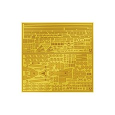 AOSHIMA 零件 1/700 戰艦大和型照片蝕刻零件套組 05265, 單色