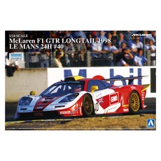 AOSHIMA 1/24 McLaren F1 GTR 1998 Long Tail Le Mans-24H 40 01418, 1個
