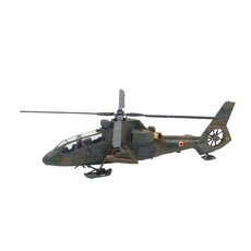 AOSHIMA 塑料模型 1/72 JGSDF 觀察直升機 OH-1 Ninja 帶多用途卡車套組 01435, 1個