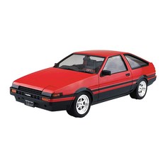 AOSHIMA 1/24 1/24 豐田 AE86 Treno '83 紅/黑 05315, 1個