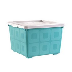 居家裝飾方形方形收納盒, 1個, 綠色