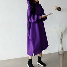 刷毛連帽毯孕婦連身裙