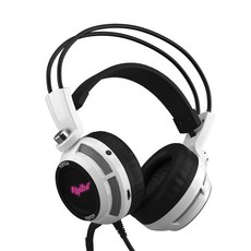 Yoitch Vibration LED 7.1 聲道遊戲耳機幻影, 白色的, YS-U500