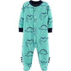 카터스 베이비 남아용 공룡 스냅업 플리스 슬립&플레이