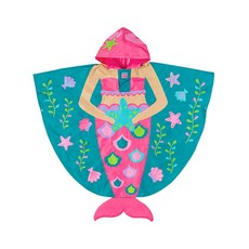 stephan joseph 女童美人魚造型斗篷雨衣