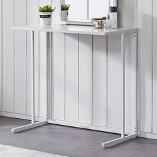 지니가구 나룬 DIY 800 철재 테이블, 화이트