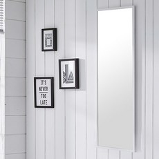 지니가구 포루디 1200 벽걸이 전신거울, 화이트