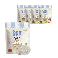 韓國經典五穀米餅, 白米口味, 30g, 5包