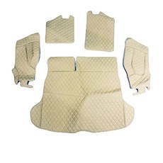 JIAODIAN 菱格紋後車廂墊 淺米色 HB0313, EX (2008~2013), 無限