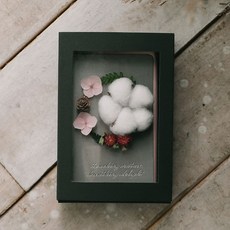 ASPASIA Darling 花朵卡片盒, 棉花花圈