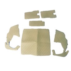 JIAODIAN 퀼팅 트렁크 매트 연베이지 HB0326, BMW, 3 시리즈 (2013-2014)