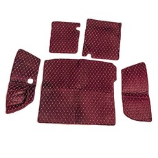 JIAODIAN 프리미엄 퀼팅 트렁크 매트 버건디 HB0027, BMW, X6 (2008~2014)