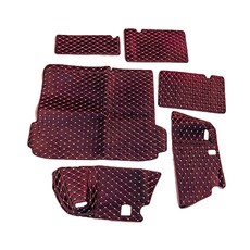 JIAODIAN 프리미엄 퀼팅 트렁크 매트 버건디 HB0016, BMW, 5 시리즈 (2011)