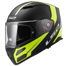 엘에쓰투 헬멧 FF324 메트로 라피드 무광블랙 하이 비즈, 옐로우