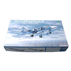 트럼페터 1/48 Su-24M Fencer-D TRU02835 전투기, 1개
