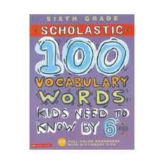 100 Vocabulary Words Kids Need to Know by 6th Grade, Scholastic